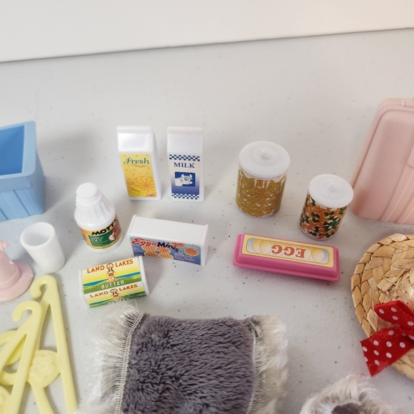 Vintage Lot Barbie Doll House Accessories 90s 1990s Scuba Kitchen Food Hangers - Picture 15 of 16